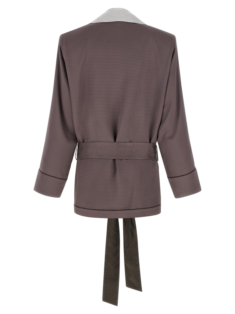 Le blazer en viscose violet The Attico