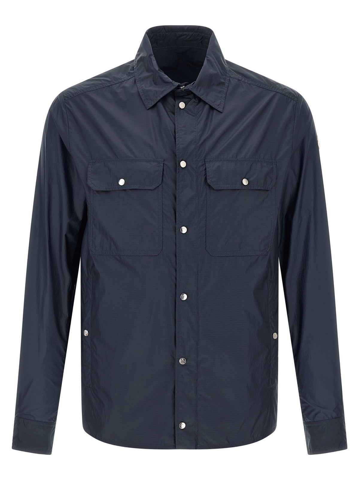 Chemisier Moncler bleu en polyamide