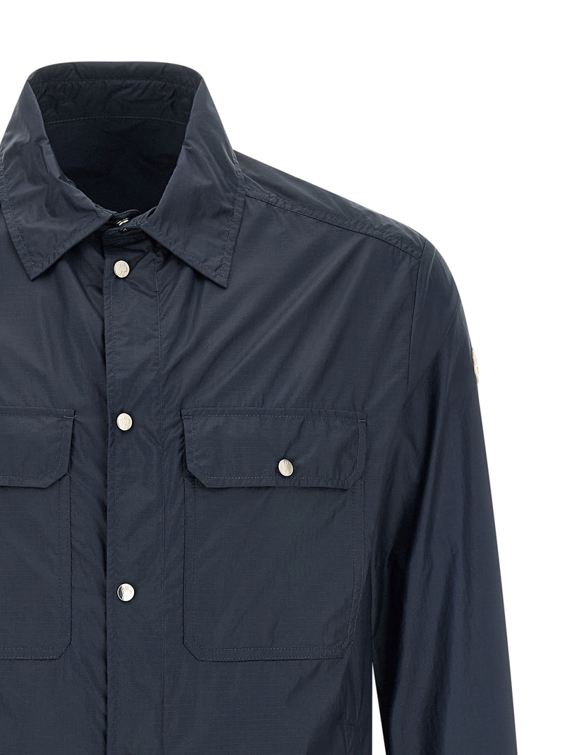 Moncler Blue Polyamide Blouse