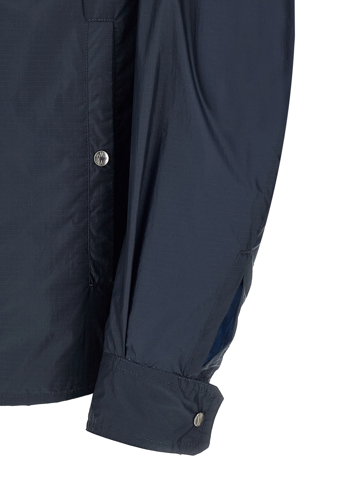 Chemisier Moncler bleu en polyamide