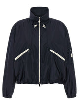 Veste Moncler en polyamide bleu