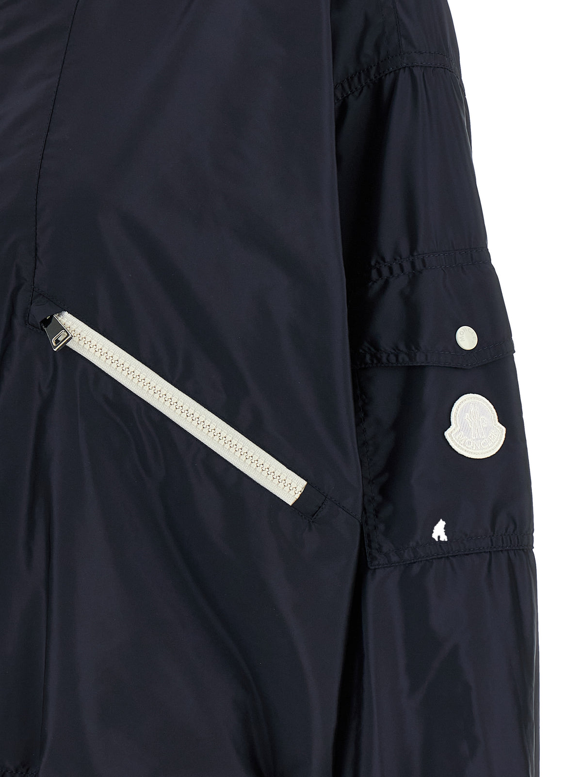 Veste Moncler en polyamide bleu