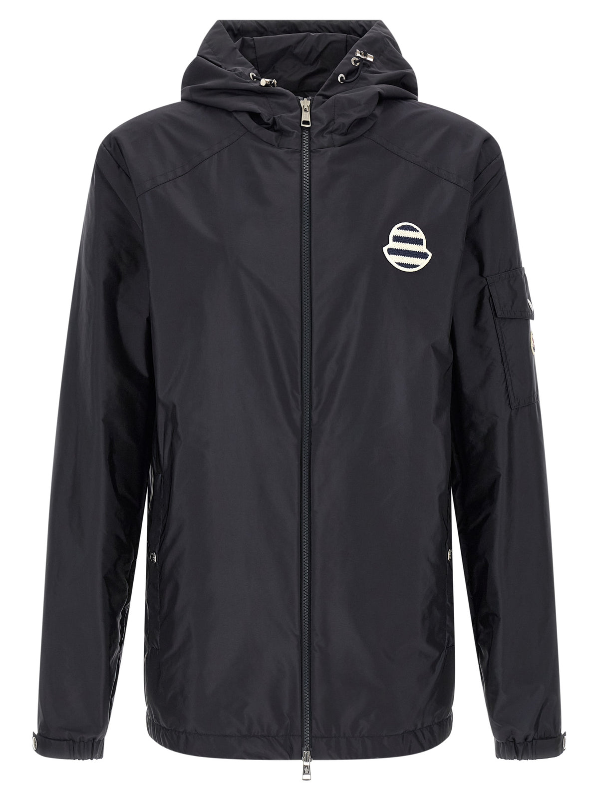 Veste Moncler en polyamide bleu