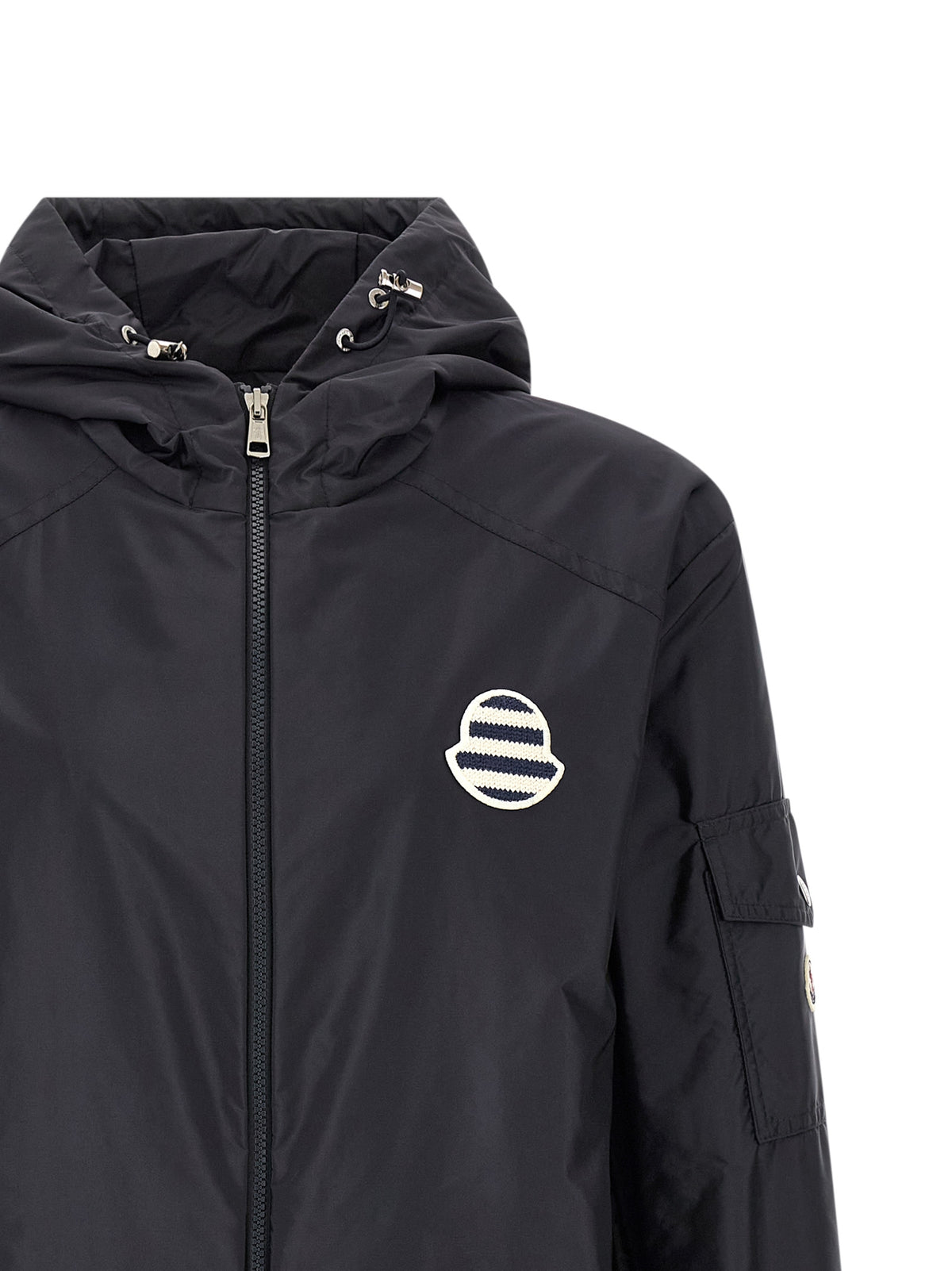 Veste Moncler en polyamide bleu