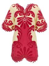 FARM RIO Fuchsia Viscose Short Dress