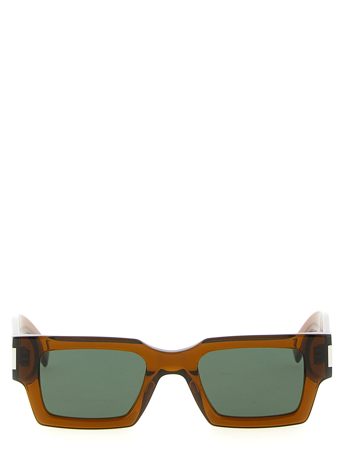 Lunettes de soleil Saint Laurent en acétate marron