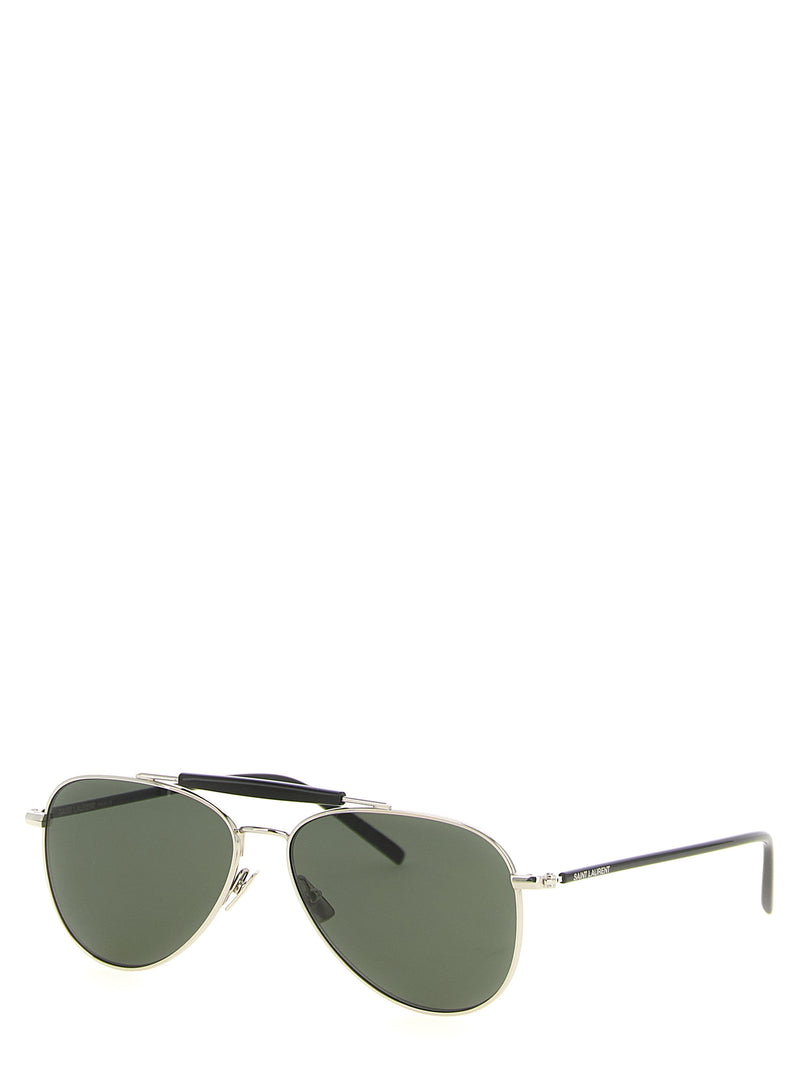 Saint Laurent SL 864 Silver Acetate Sunglasses