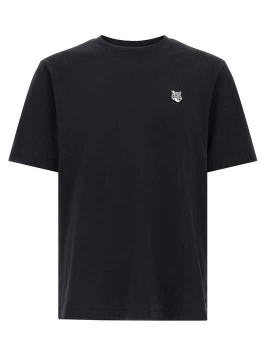 Maison Kitsuné Black Cotton T-Shirt