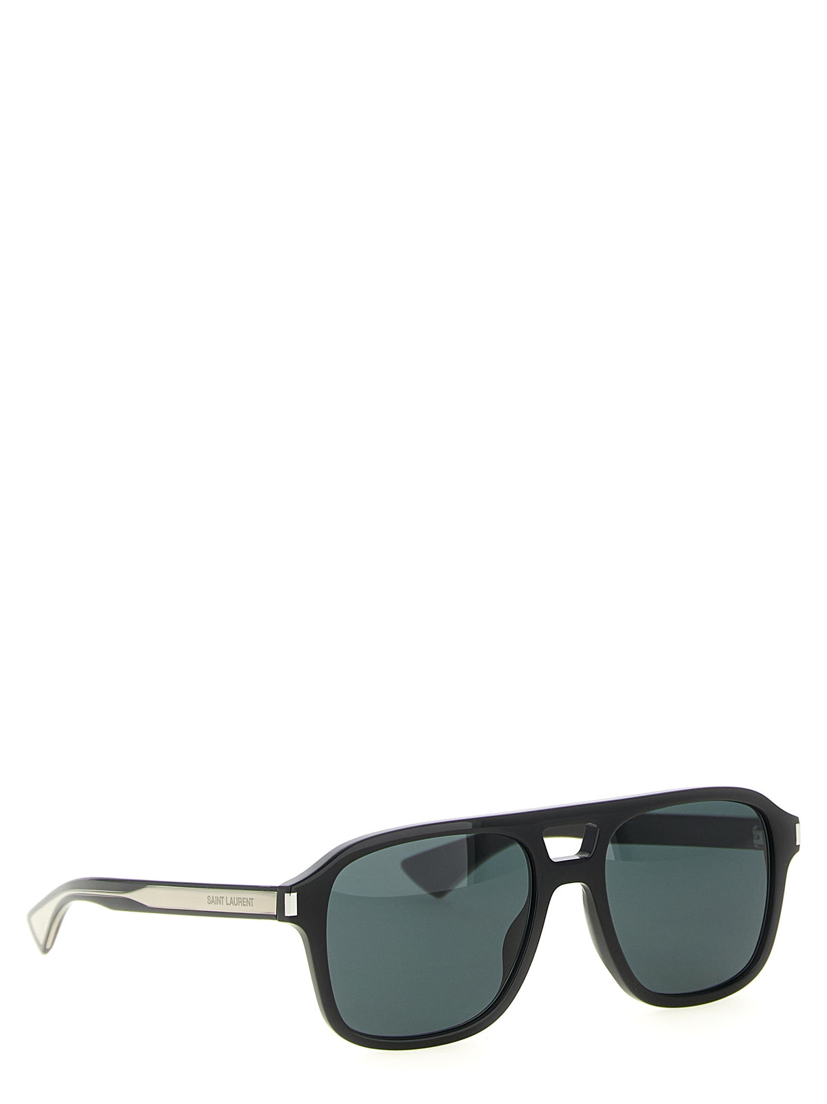 Lunettes de soleil Saint Laurent en acétate noir