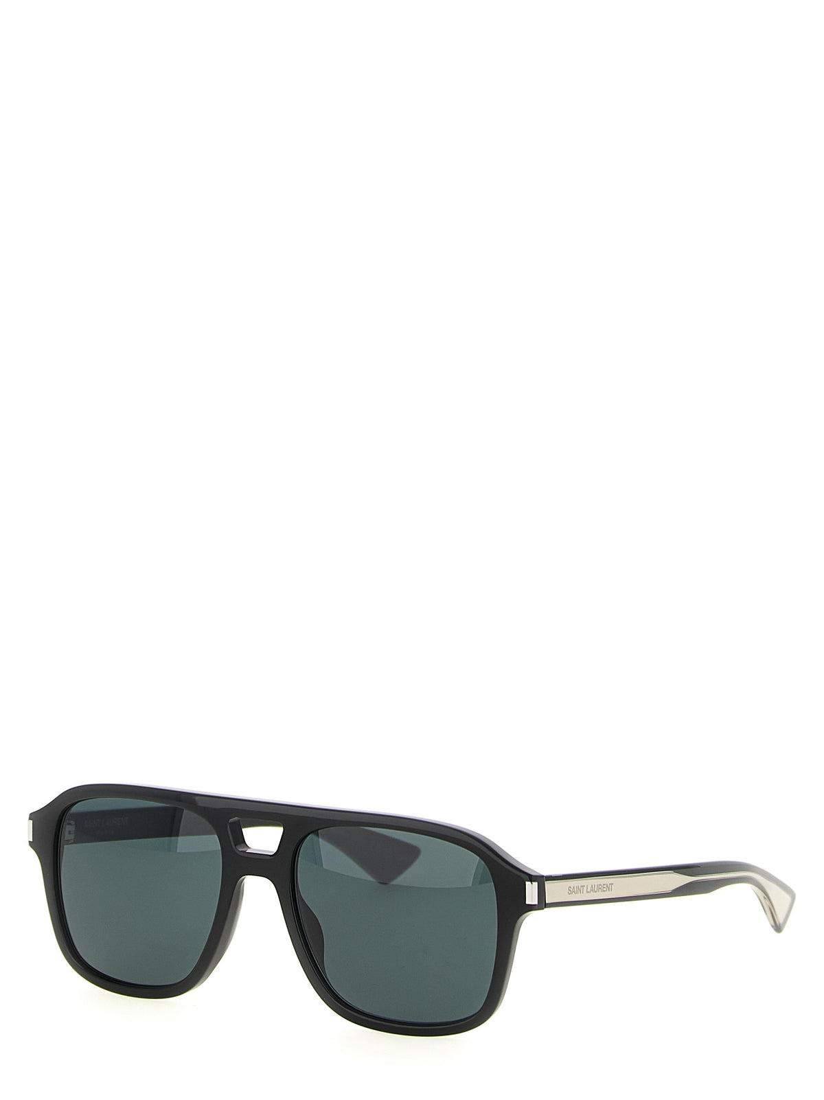 Lunettes de soleil Saint Laurent en acétate noir