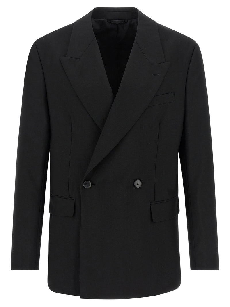 MFPEN Blazer en laine noire