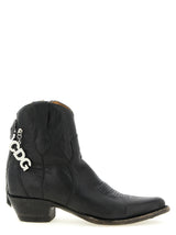 Bottes Chelsea en cuir de vache noir Comme Des Garçons