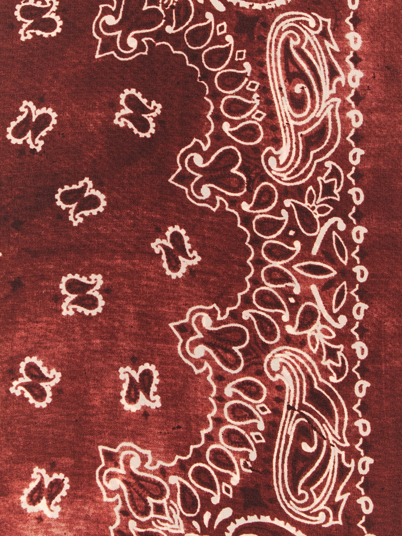 Golden Goose Bordeaux Silk Foulard