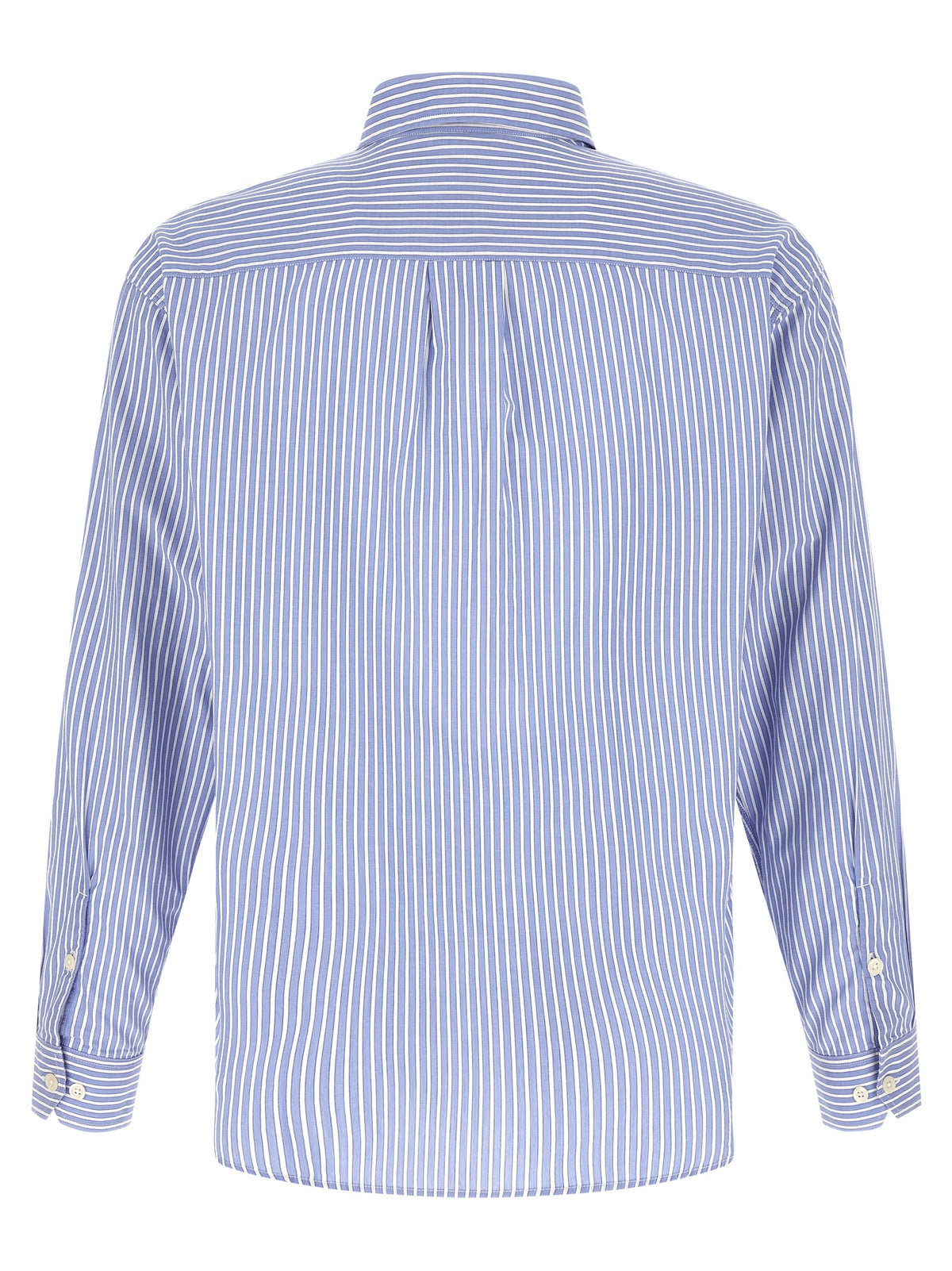 MFPEN Blue Cotton Blouse - Generous Shirt for Men