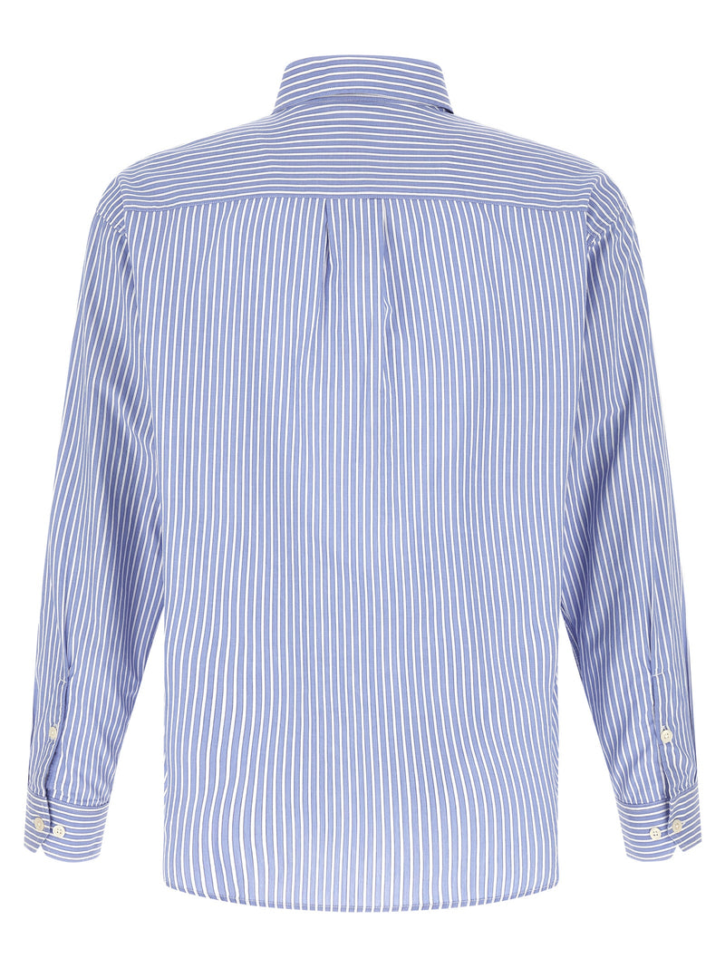 MFPEN Blue Cotton Blouse - Generous Shirt for Men