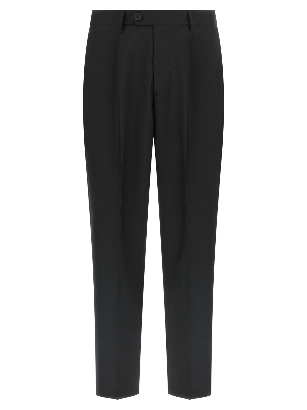 MFPEN Black Wool Dress Pants for Men