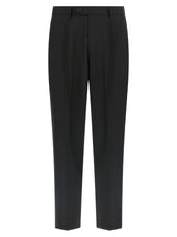 MFPEN Black Wool Dress Pants for Men