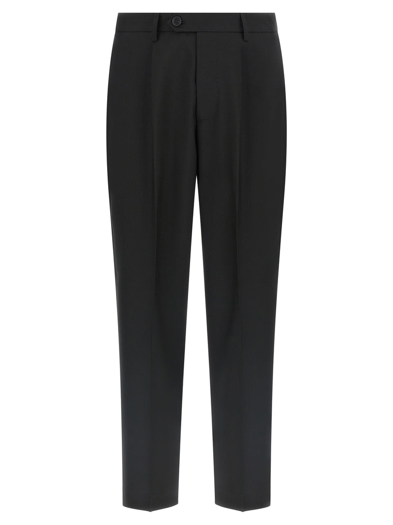 MFPEN Black Wool Dress Pants for Men