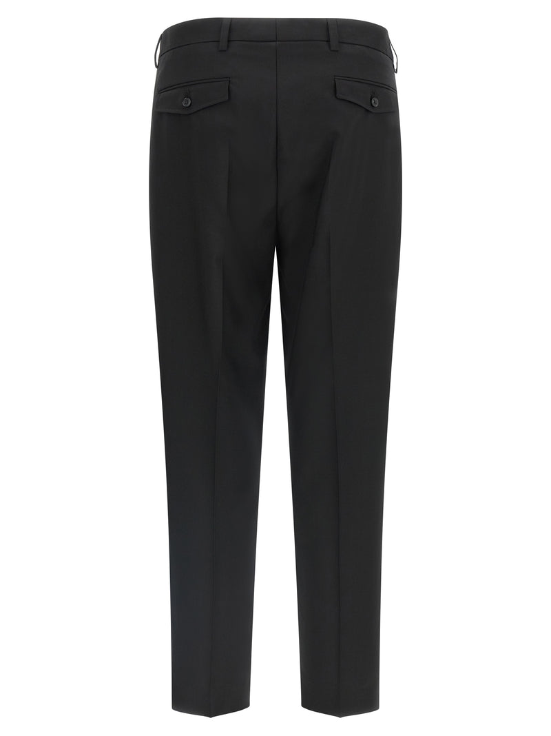 MFPEN Black Wool Dress Pants for Men