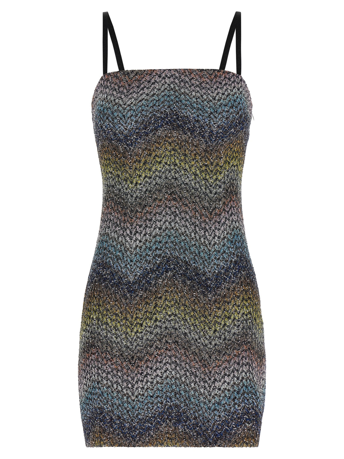 Robe courte Missoni en viscose multicolore