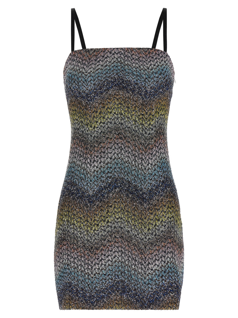 Missoni Caperdoni Multicolor Viscose Short Dress