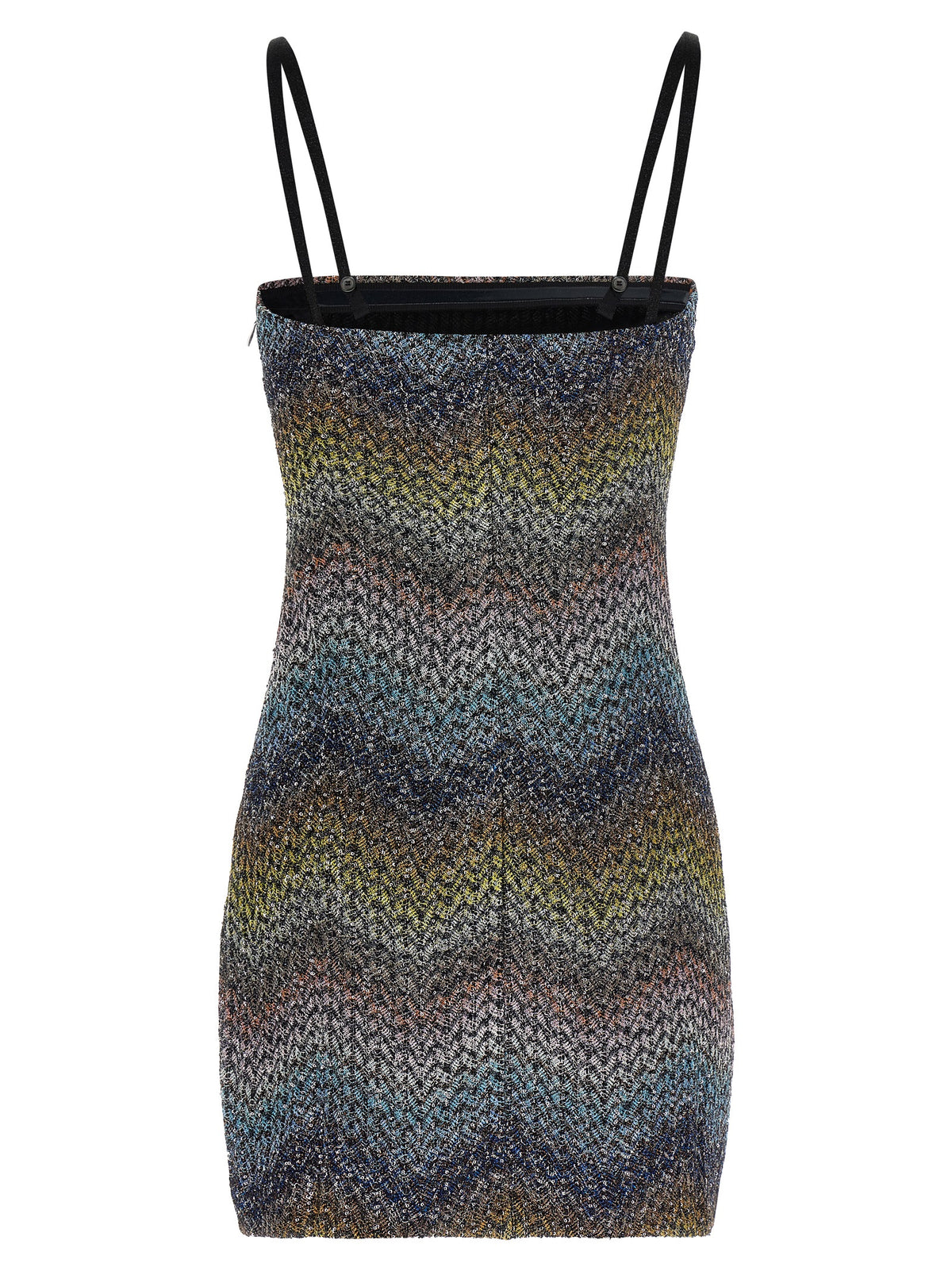 Robe courte Missoni en viscose multicolore