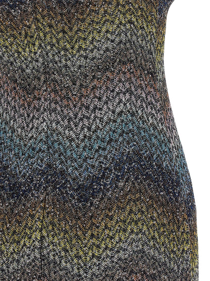 Missoni Multicolor Viscose Short Dress