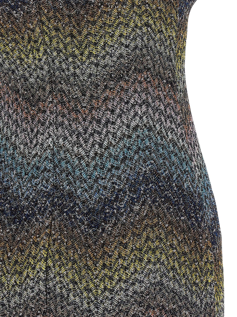 Missoni Caperdoni Multicolor Viscose Short Dress