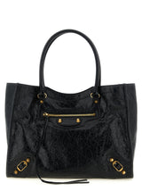 Balenciaga Arena Storico Black Lamb Leather Tote Bag