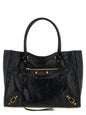 Balenciaga Black Lamb Leather Tote Bag