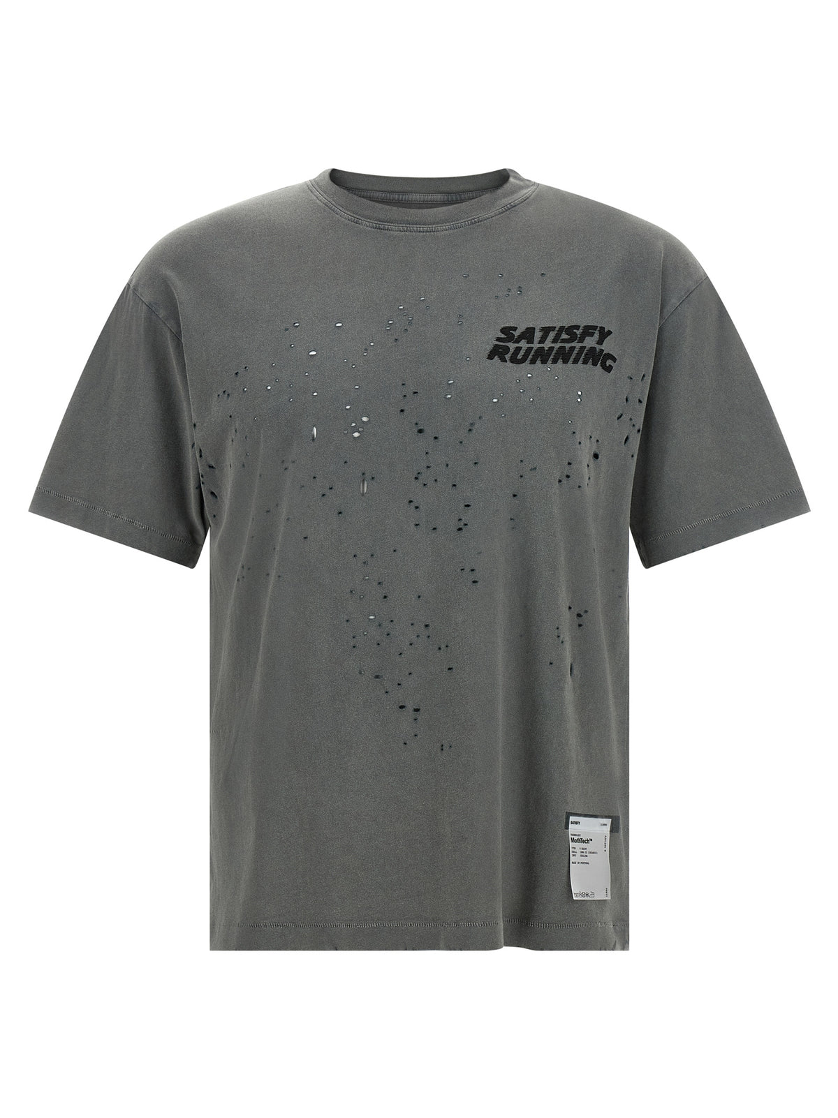 SATISFY Gray Organic Cotton T-Shirt - MothTech™ Collection