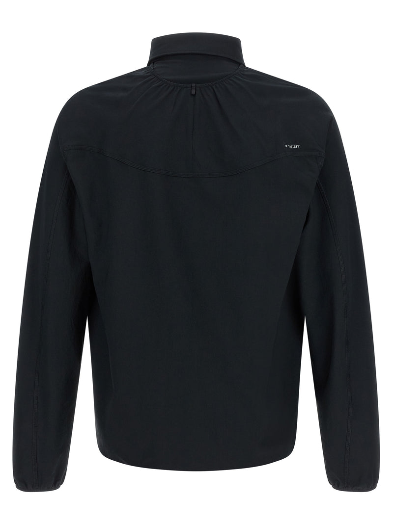 SATISFY PeaceShell™ River Black Polyester Blouse