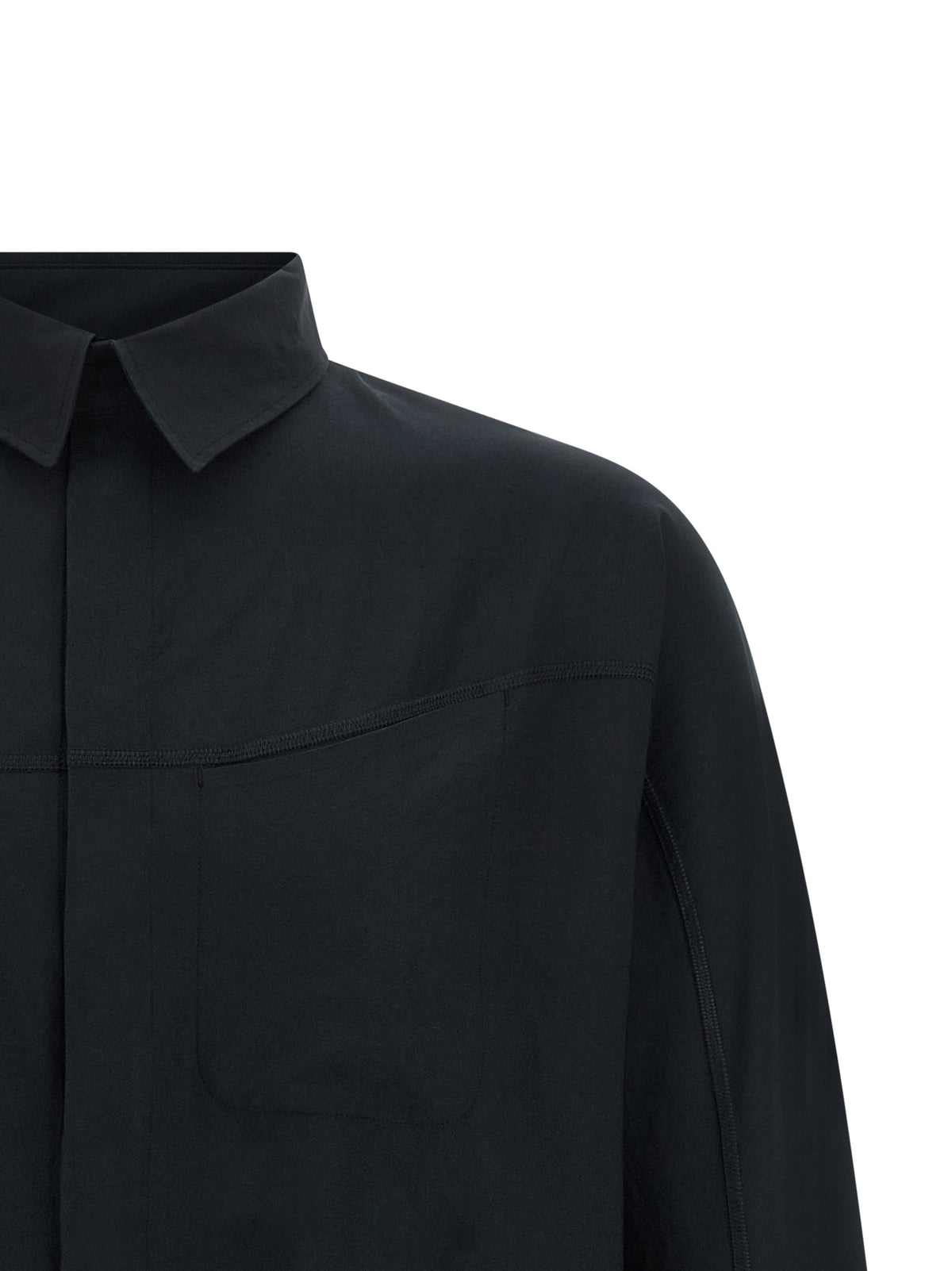 SATISFY PeaceShell™ River Black Polyester Blouse