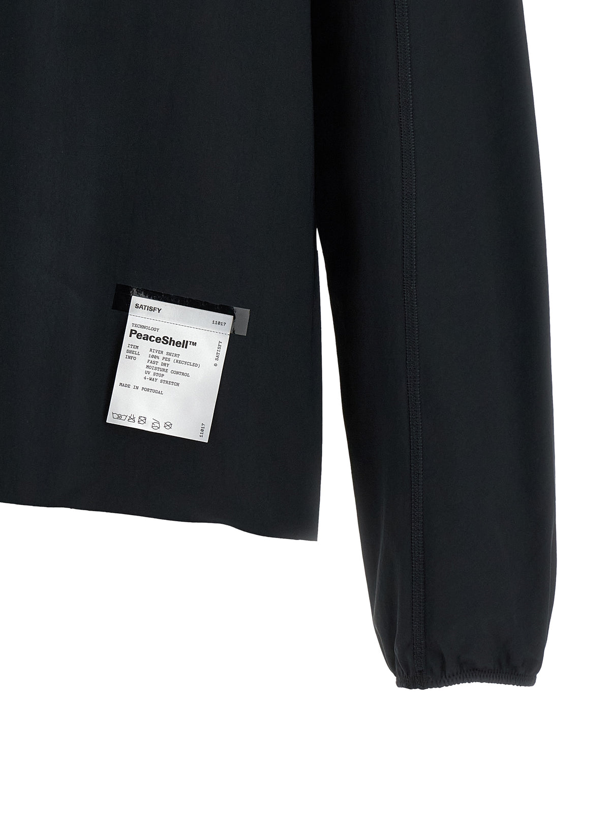 SATISFY PeaceShell™ River Black Polyester Blouse