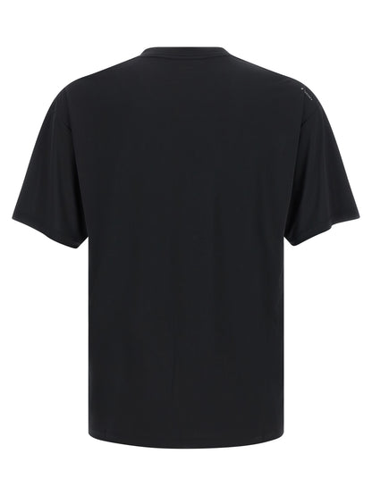 SATISFY Black Polyester T-Shirt