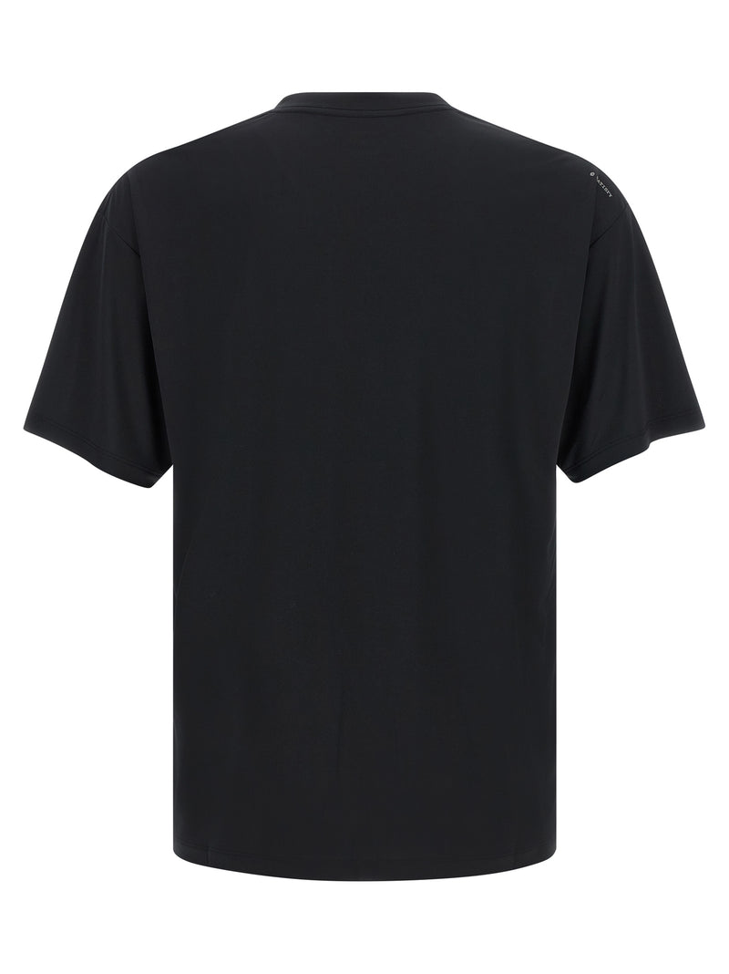 SATISFY Black Polyester T-Shirt - Bold AuraLite™ Performance Tee