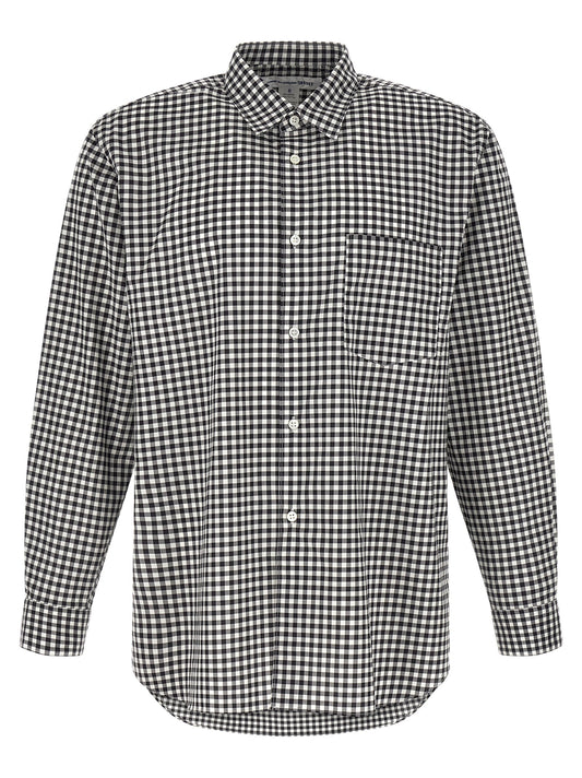 Comme Des Garçons Black Cotton Blouse - Stylish and Modern