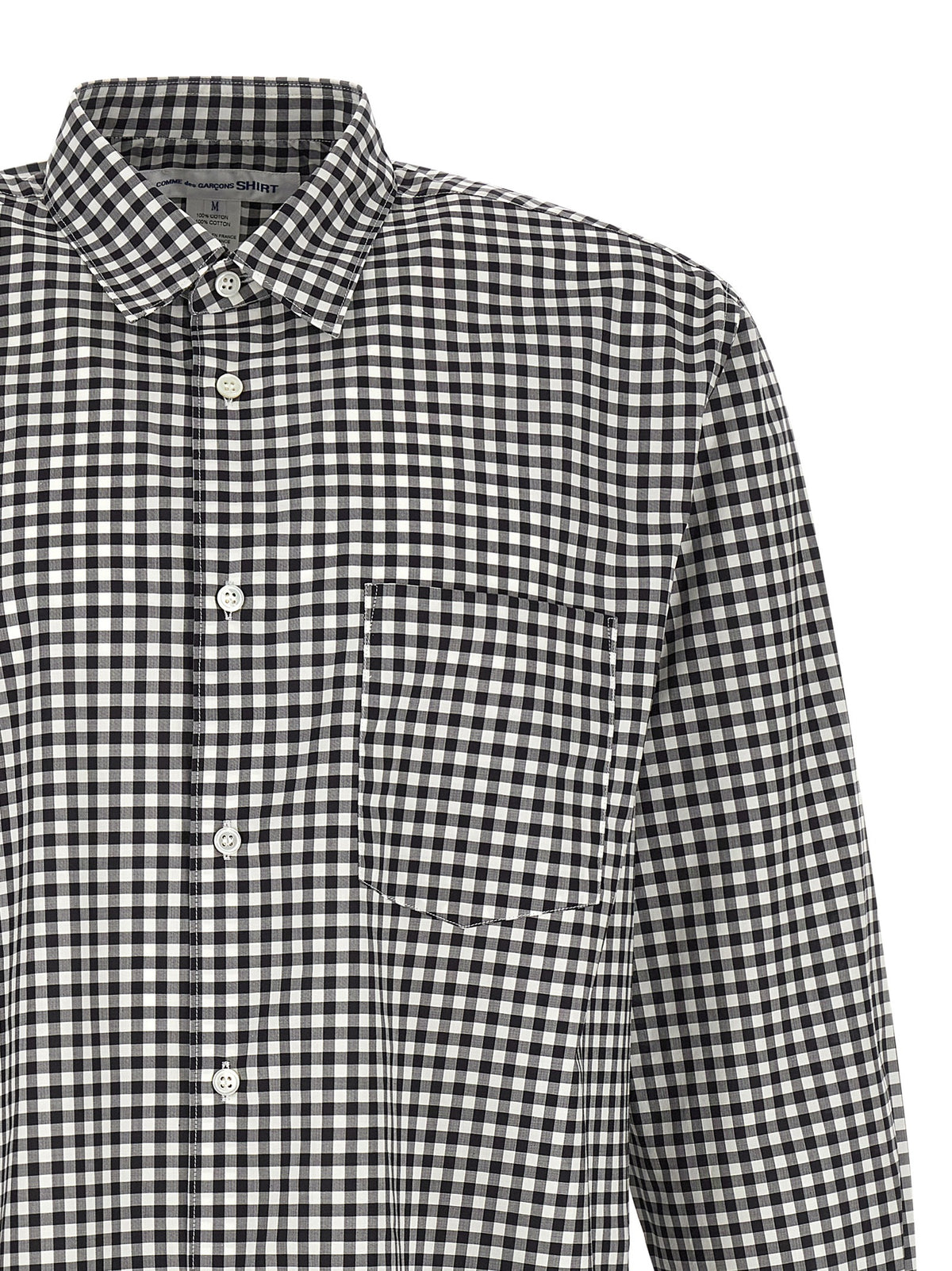Comme Des Garçons Black Cotton Blouse - Modern Elegance