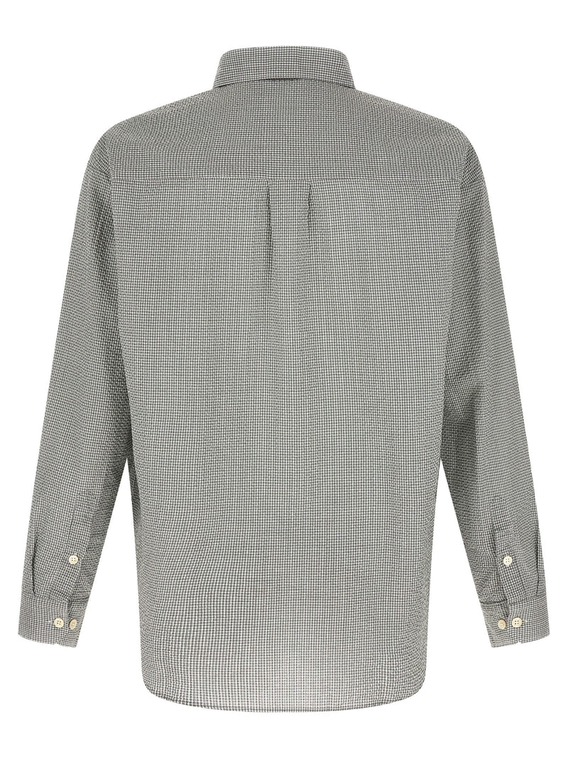 MFPEN Bicolor Cotton Blouse - Executive Shirt in Green
