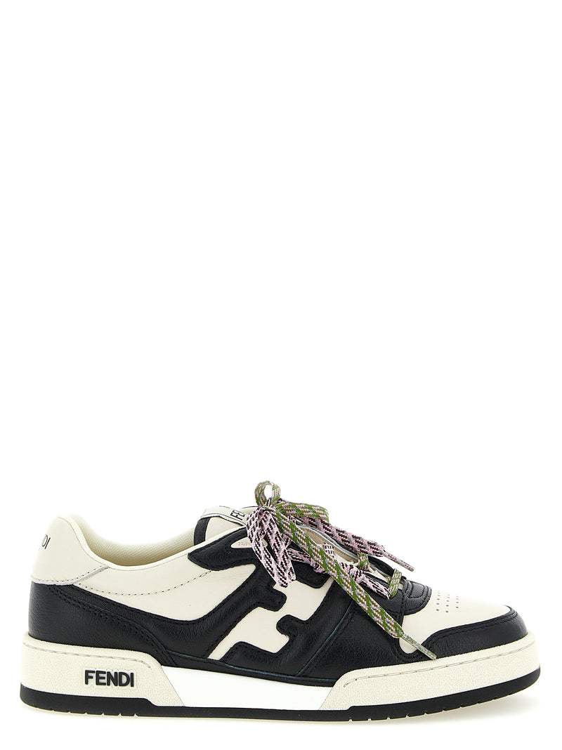 Fendi Bicolor Calfskin Athletic Sneakers - Fendi Match