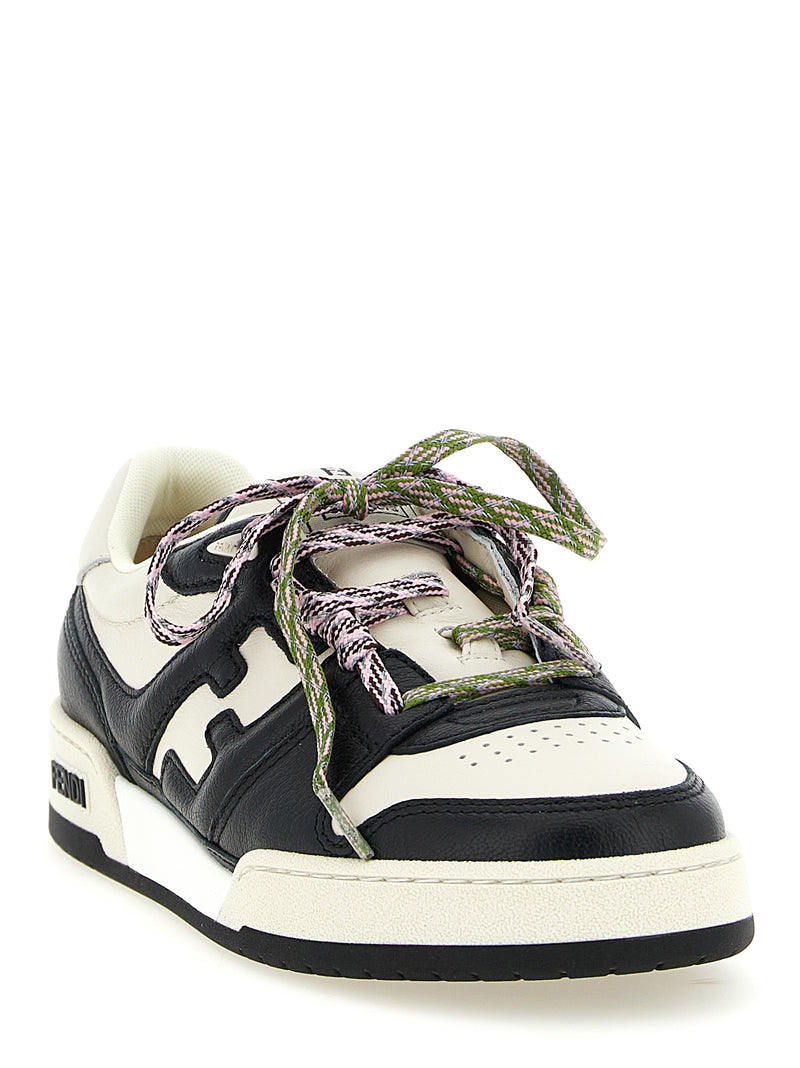 Fendi Bicolor Calfskin Athletic Sneakers - Fendi Match