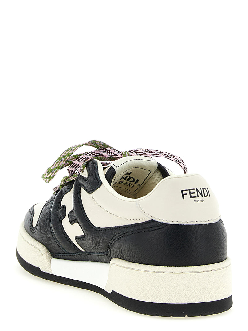 Fendi Bicolor Calfskin Athletic Sneakers - Fendi Match