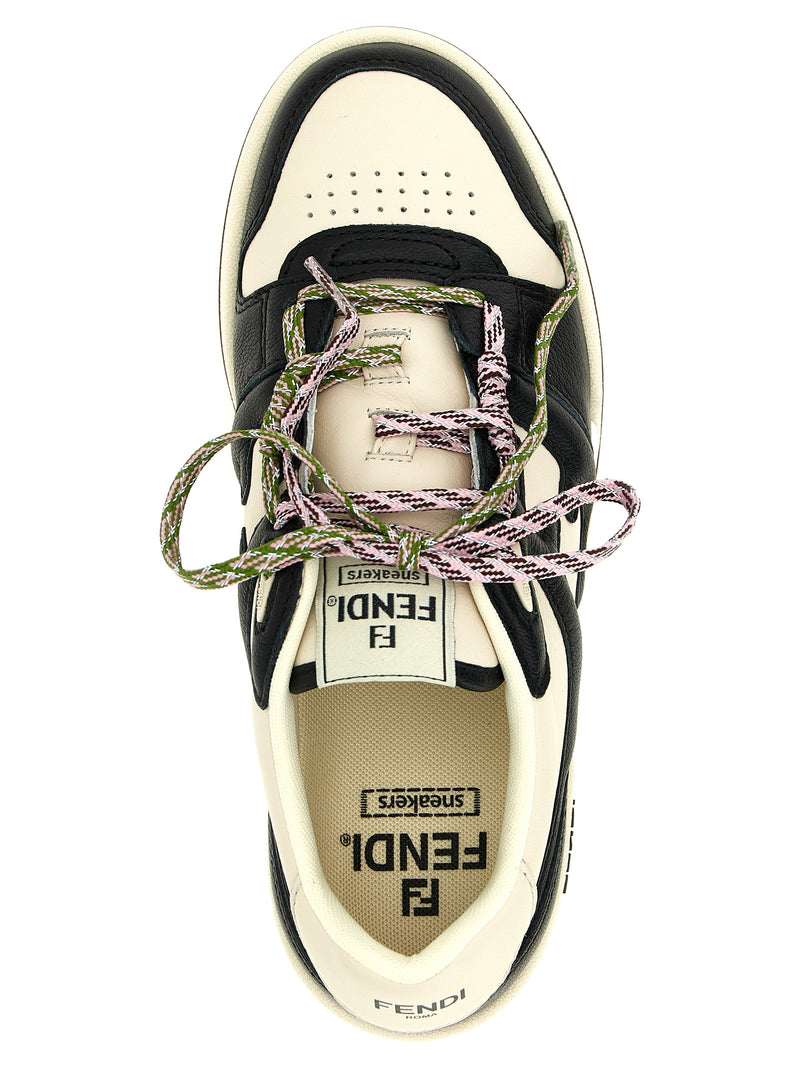 Fendi Bicolor Calfskin Athletic Sneakers - Fendi Match
