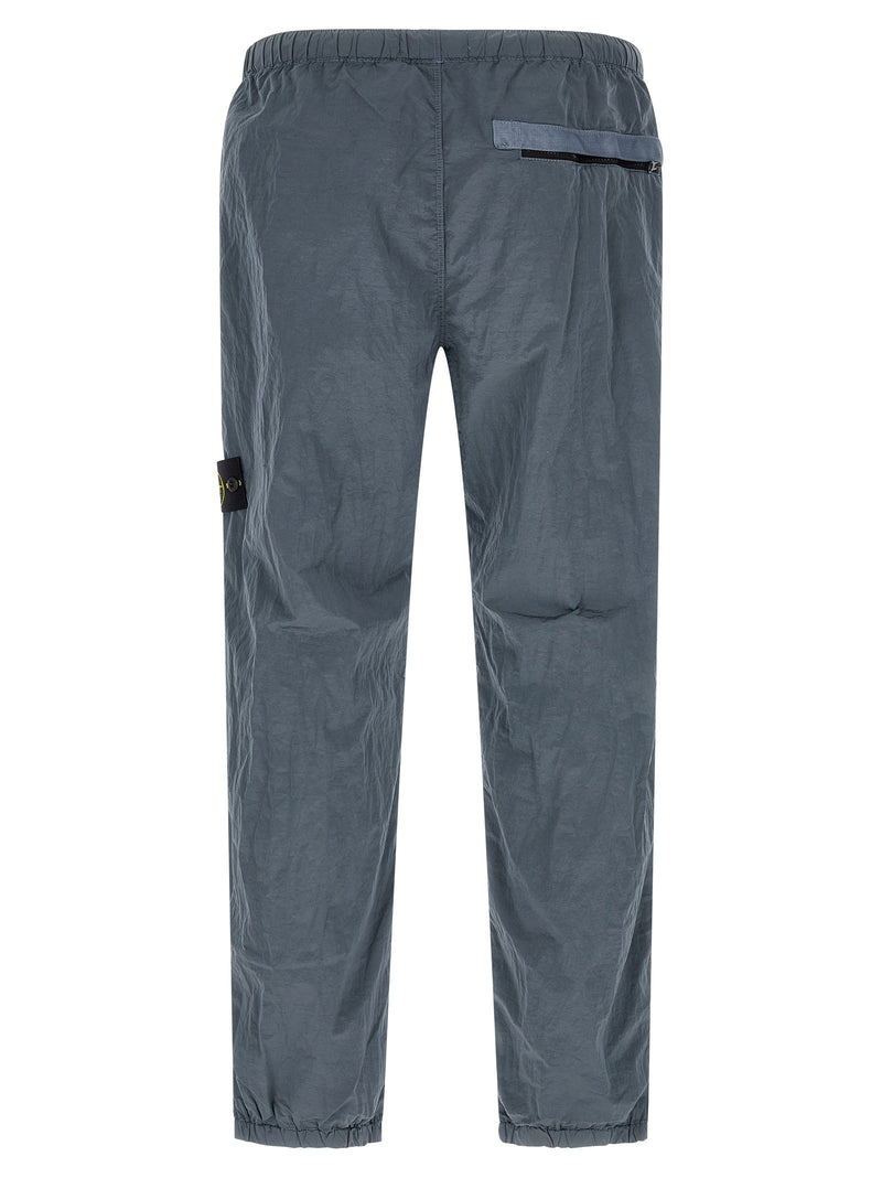 Jogging Stone Island en polyamide bleu (pantalon de sport)