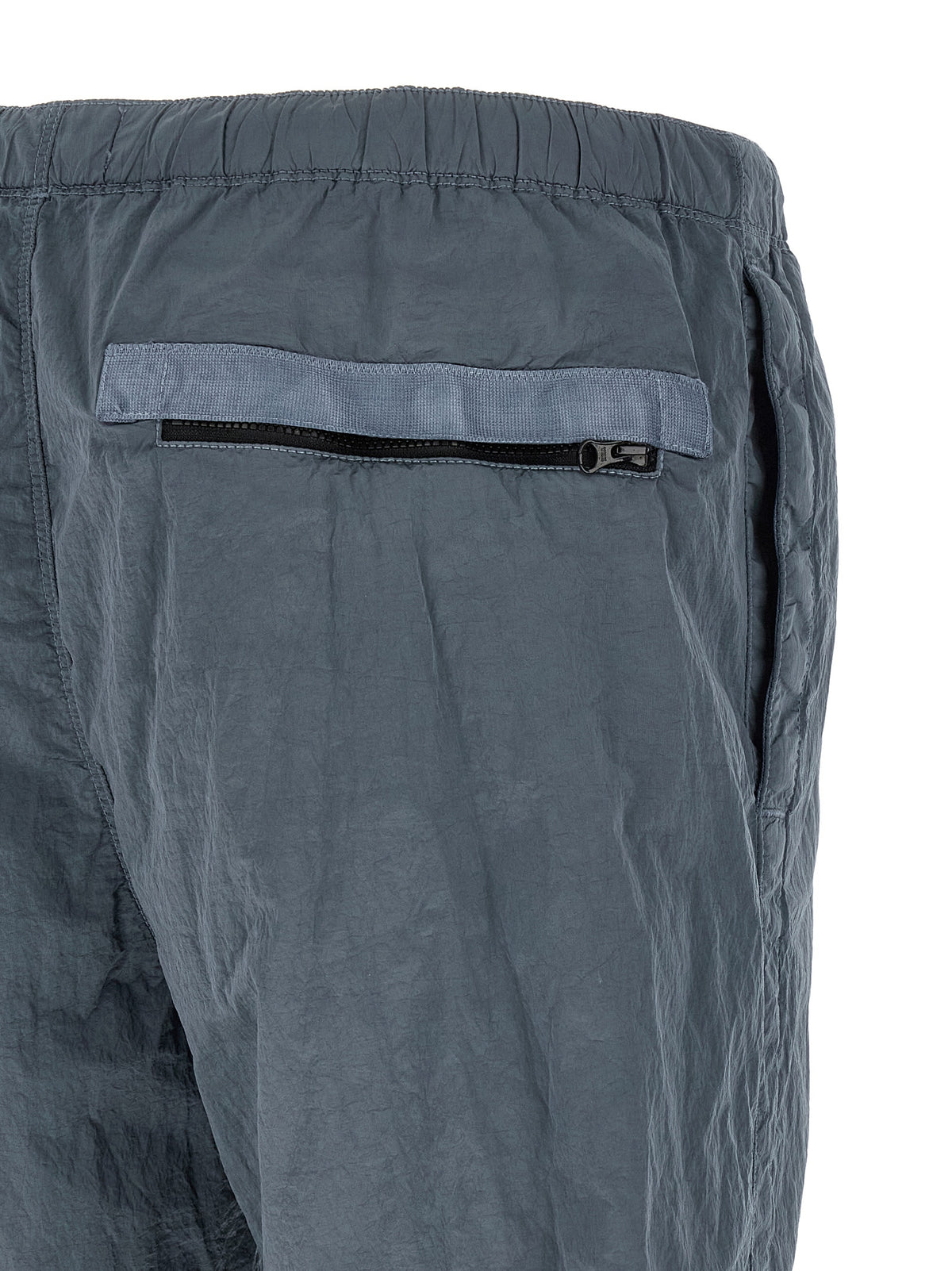 Stone Island Blue Polyamide Joggers (Workout Pants)