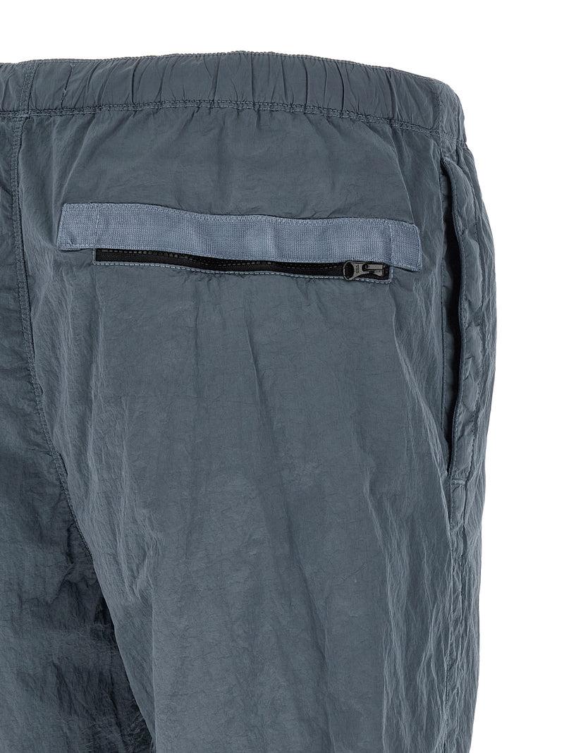 Jogging Stone Island en polyamide bleu (pantalon de sport)