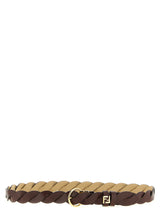 Ceinture Regular Fendi en veau multicolore