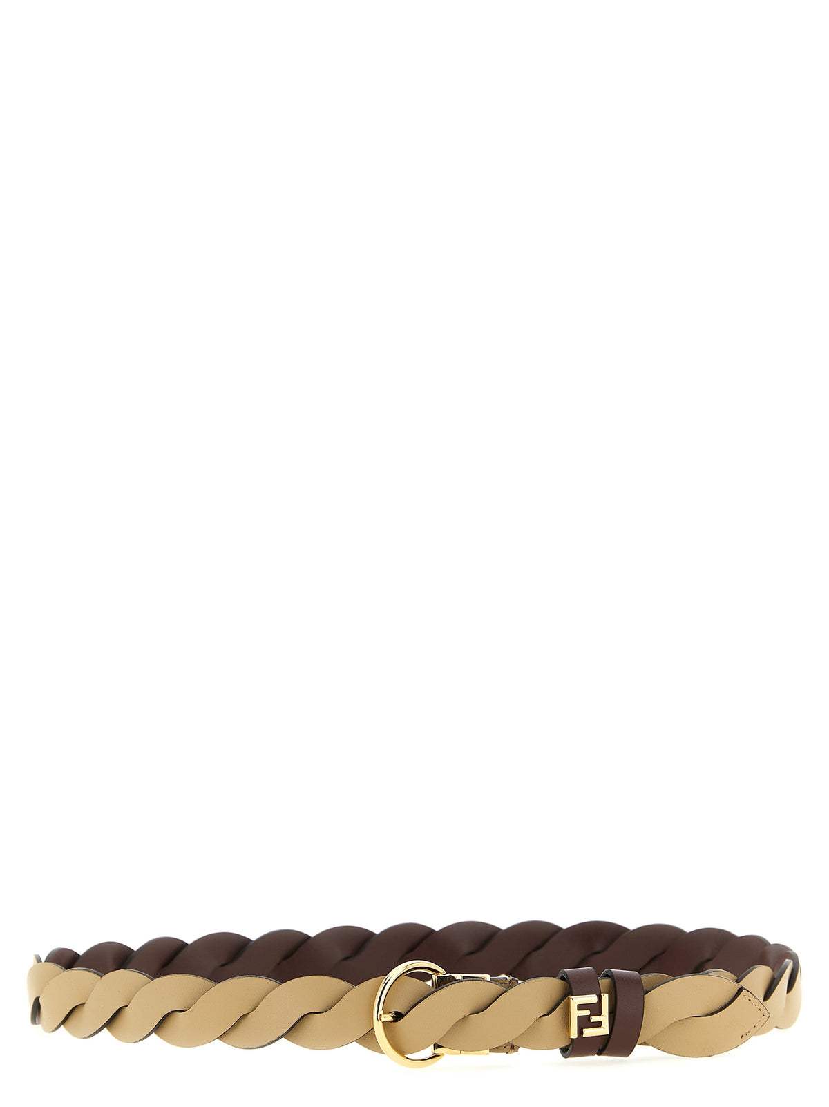 Ceinture Regular Fendi en veau multicolore