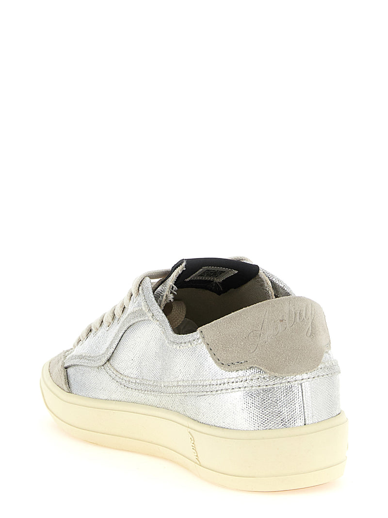 Baskets basses Autry Silver Canvas