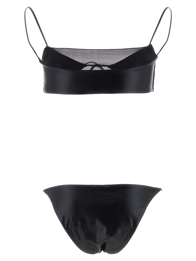 ALLIS Black Polyester Bikini